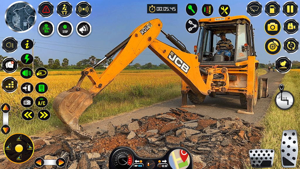 Real City JCB Construction 3D Скриншот 3