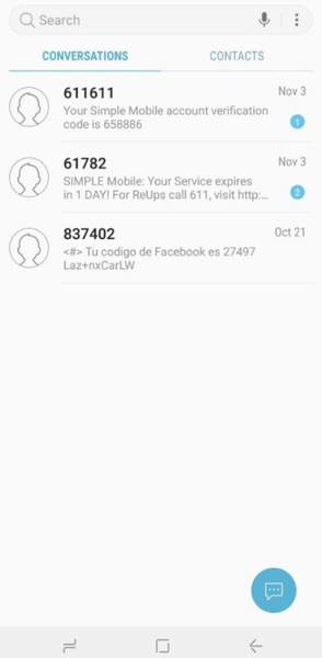 Samsung Messages स्क्रीनशॉट 3