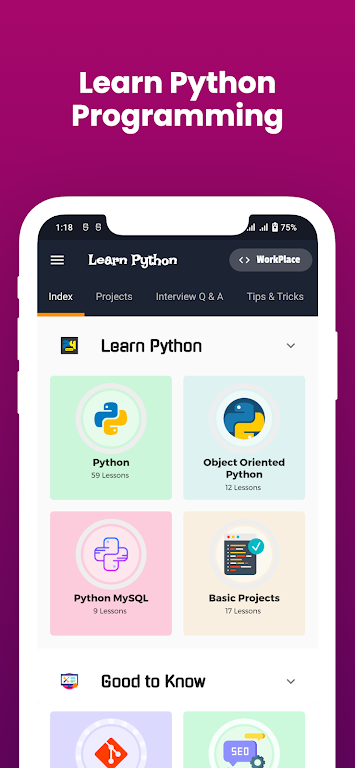 Learn Python Offline :PyBook应用截图第3张