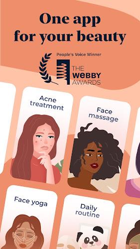 Luvly: Face Exercise, Skincare Screenshot 1