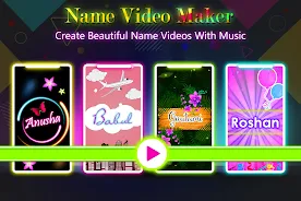 Name Video Maker - Status 2023 स्क्रीनशॉट 3