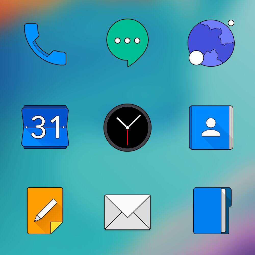 Oxigen HD - Icon Pack Mod スクリーンショット 1