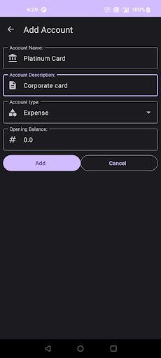 Expense Tracker Captura de tela 4