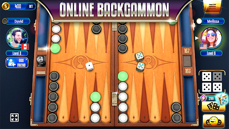 Backgammon Legends Online Captura de pantalla 2