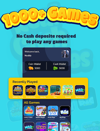 Real Cash Games Pro Free rewards paypal and paytm स्क्रीनशॉट 3