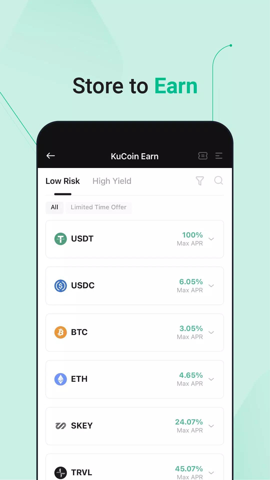 KuCoin: Bitcoin, kryptowährung Screenshot 4