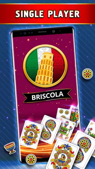 Briscola Offline - Card Game Captura de tela 1