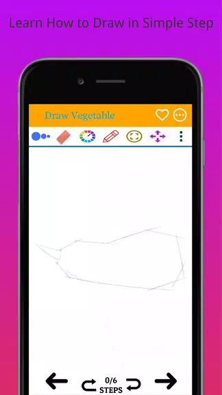 How to Draw Real Vegetables Screenshot 1