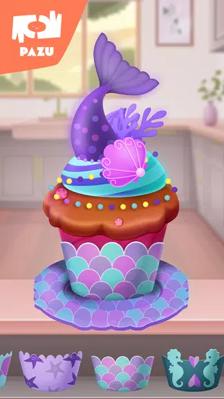 Juegos de cocina de cupcake Captura de pantalla 4