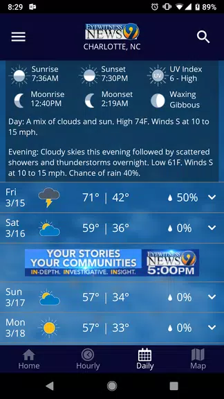 WSOC-TV Weather Captura de tela 4