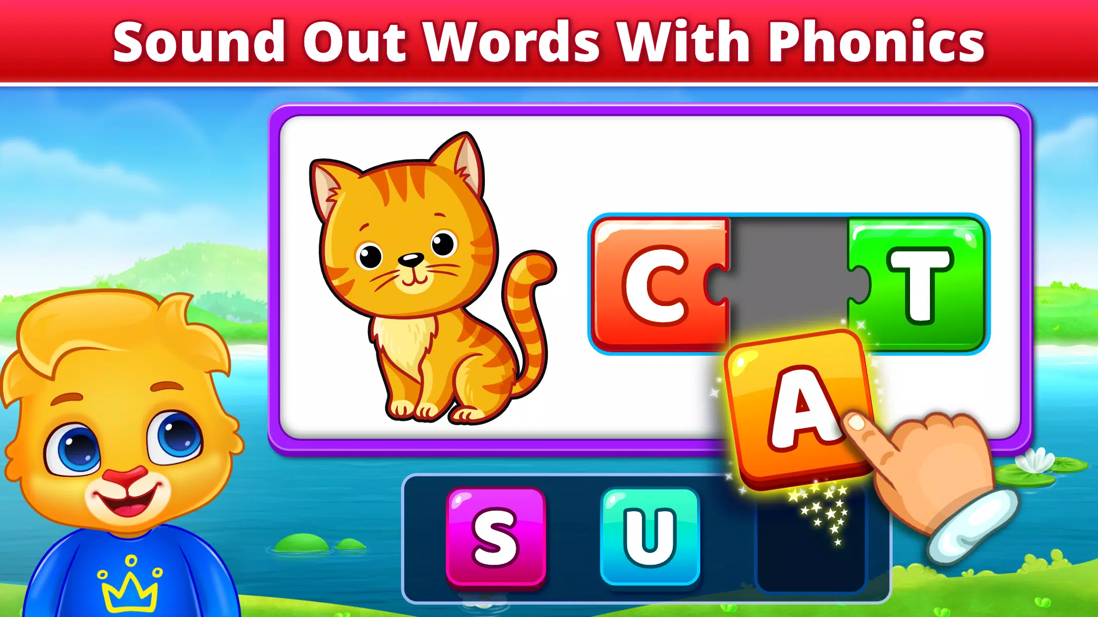 Spelling & Phonics: Kids Games Captura de tela 2