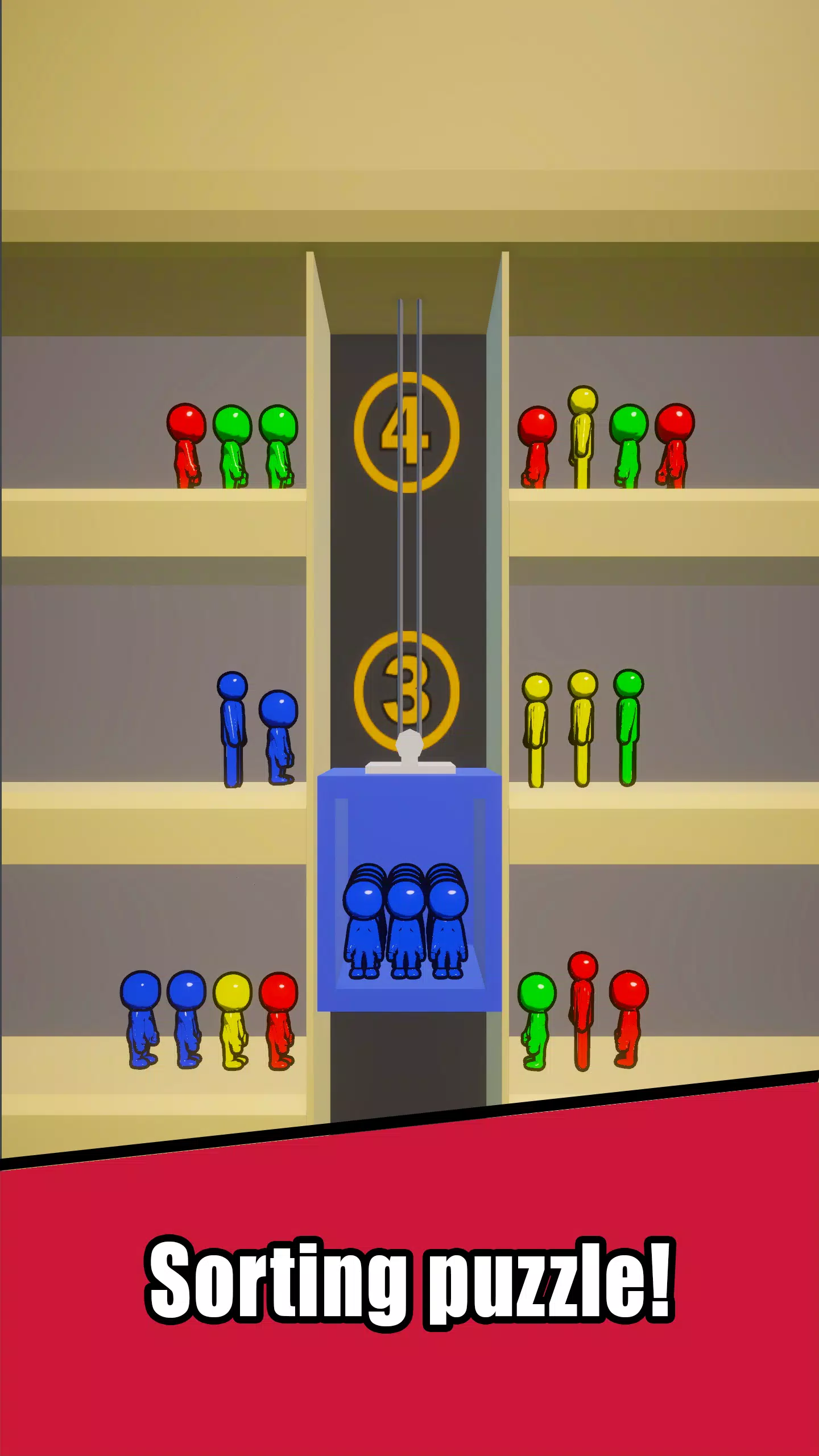 Lift Traffic: elevator game Capture d'écran 1