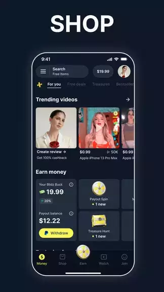 Blidz - Shop Deals, Earn Money Screenshot 4