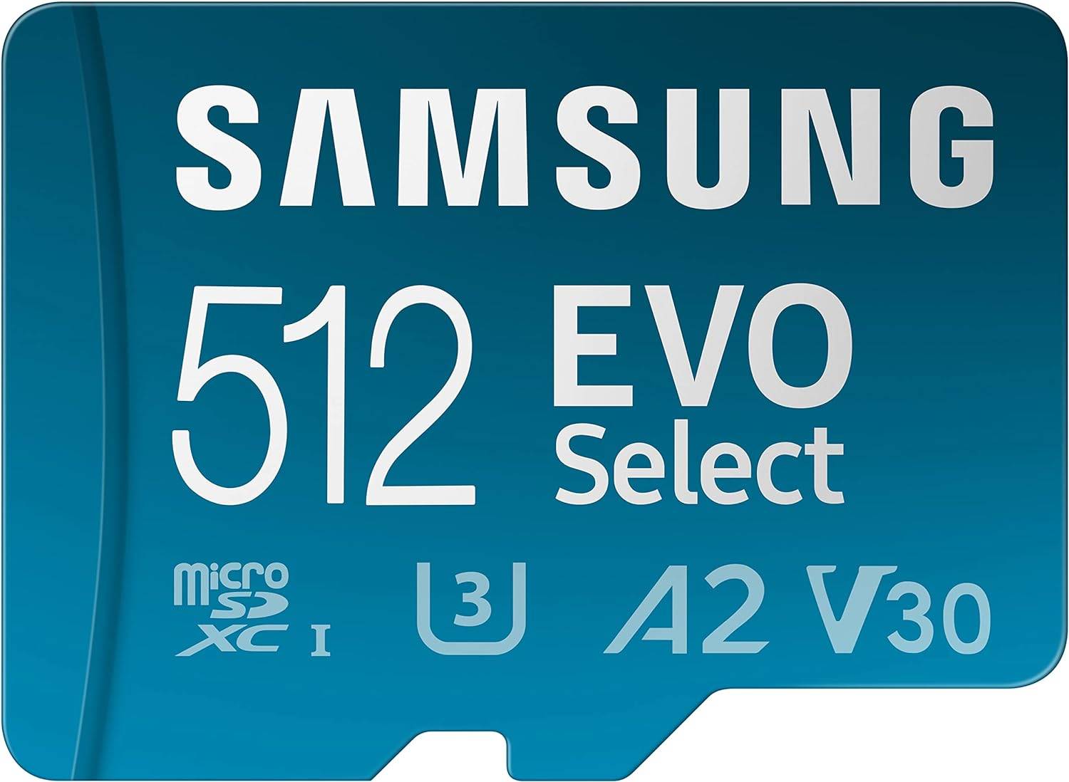 Samsung Evo Select A2 512 Go Microsdxc Carte