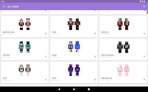 Skins for Minecraft 2 Captura de tela 2