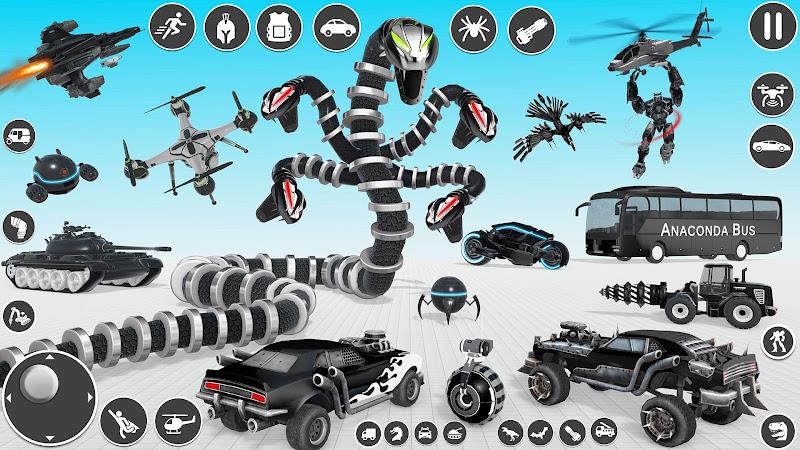 Anaconda Car Robot Games 스크린샷 2