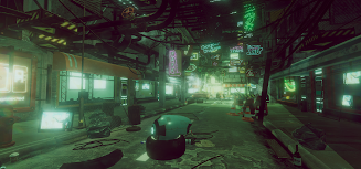 VR Cyberpunk City Captura de pantalla 2