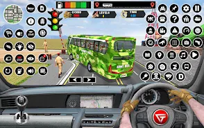 Army Coach Bus Simulator Games Captura de tela 1