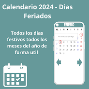 Calendario 2024- Días Feriados Скриншот 3