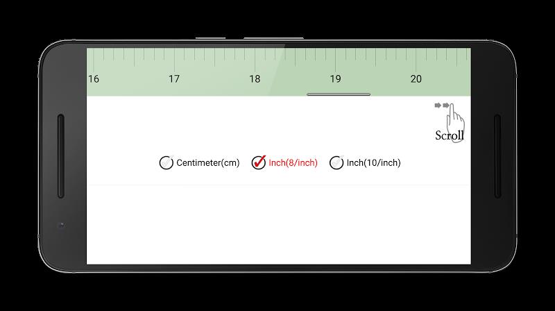 Tape measure: cm, inch Captura de tela 4