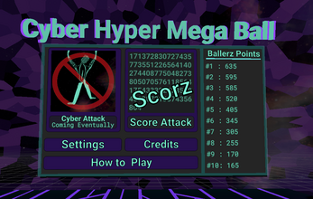 Cyber Hyper Mega Ball Скриншот 2