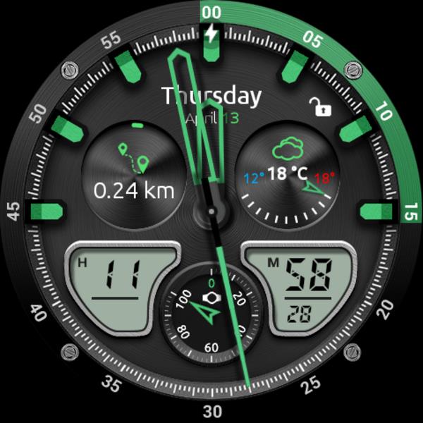 Fury Watch Face Captura de pantalla 3