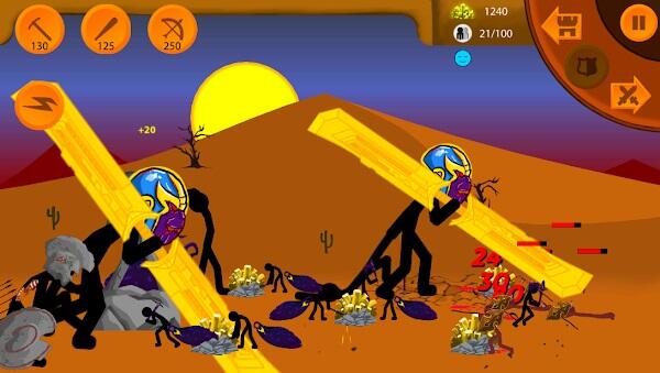 Stickman War Infinity battle Captura de pantalla 1