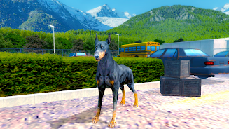 Doberman Dog Simulator Captura de pantalla 1