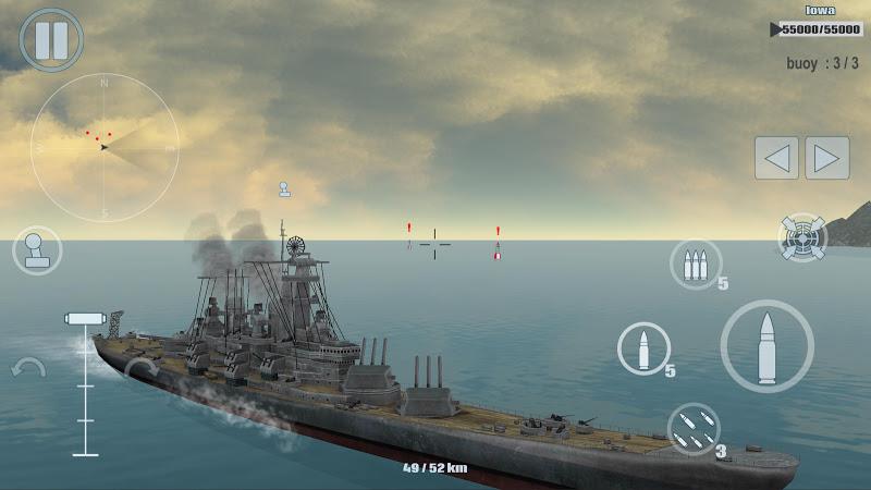 Warship War :Navy Fleet Combat Captura de tela 4