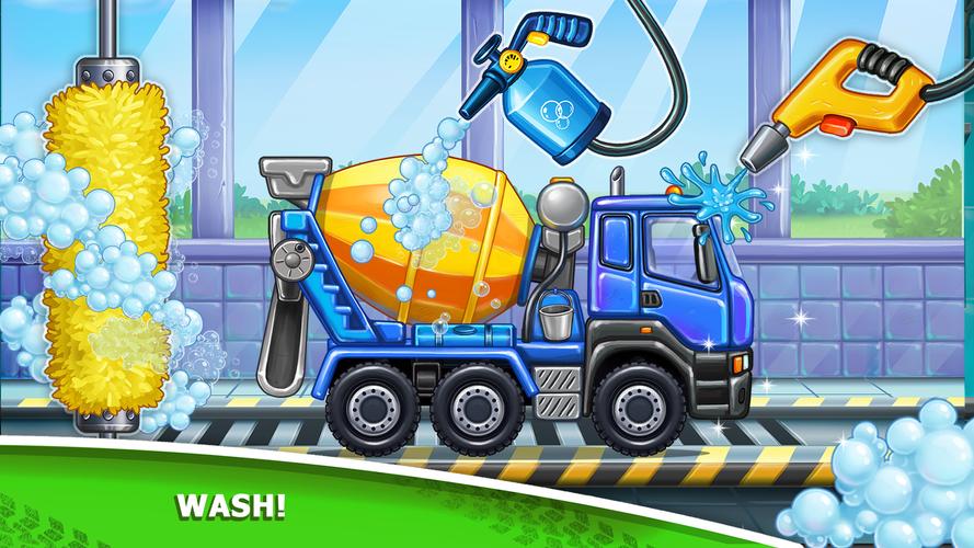 Kids truck games Build a house स्क्रीनशॉट 2