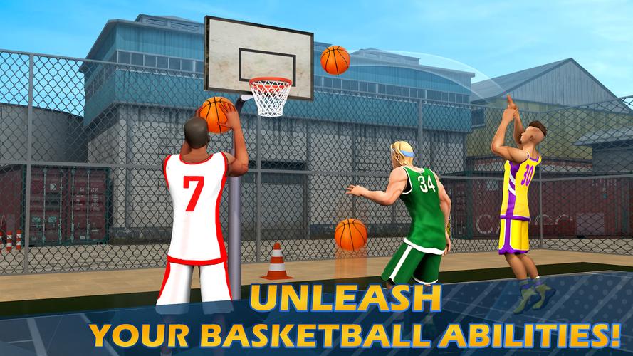 Dunk Smash: Basketball Games Captura de pantalla 3