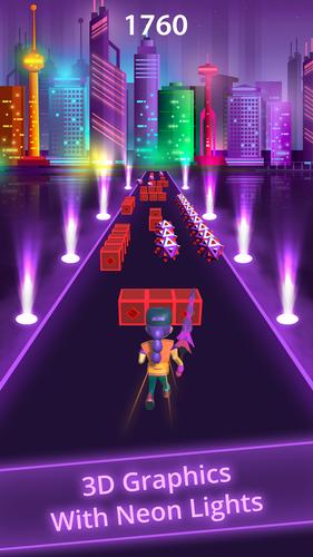 Blade Slash Runner on Beats 3D应用截图第4张