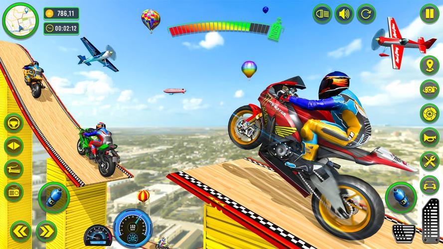 Mega Ramp Stunts Bike Games 3d 스크린샷 3