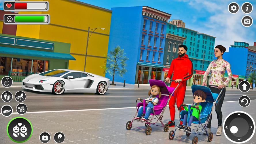 Virtual Mom Dad: Baby Games スクリーンショット 4