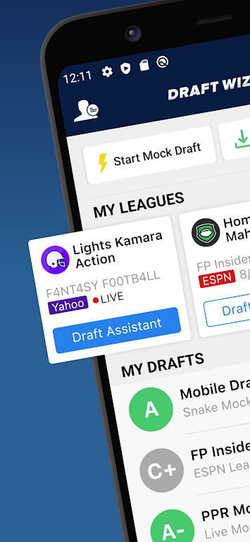 Fantasy Football Draft Wizard スクリーンショット 1