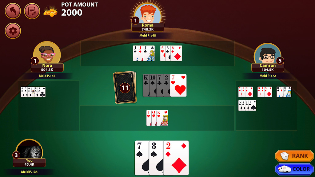 Rummy 500 : The Rummy Game应用截图第3张