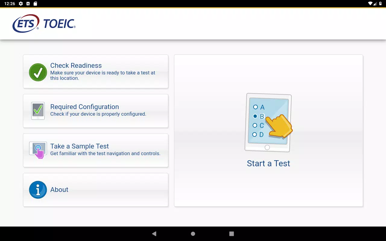 TOEIC Assessments Screenshot 1