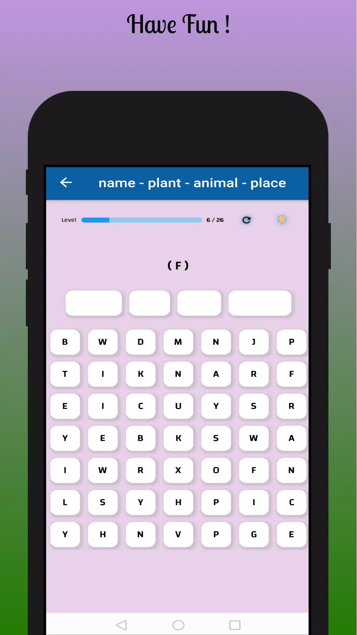 Name Plant Animal : Crossword Screenshot 3