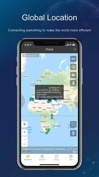 iTrack - GPS Tracking System Capture d'écran 1