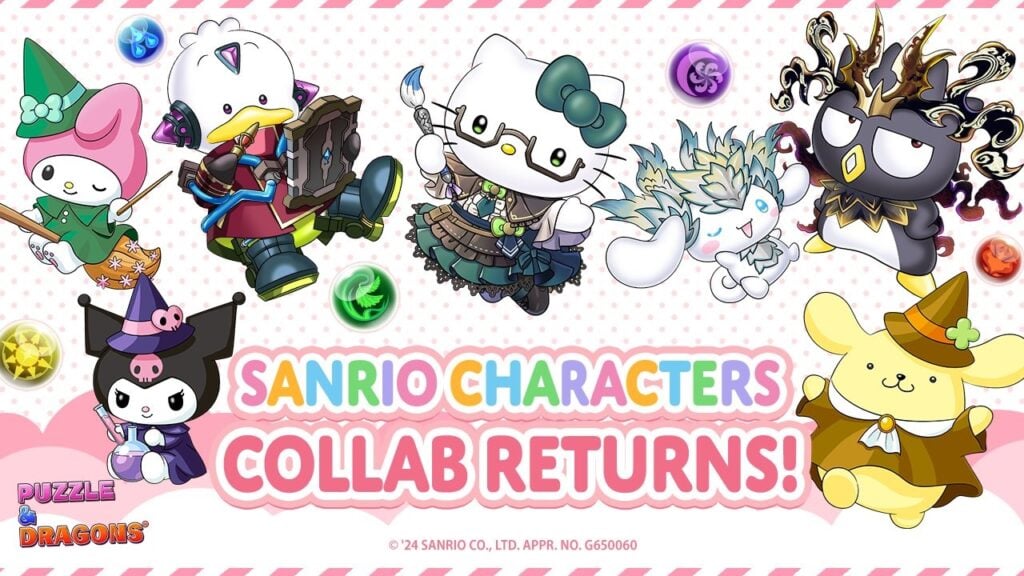 Sanrio Characters Join Forces with Puzzle & Dragons