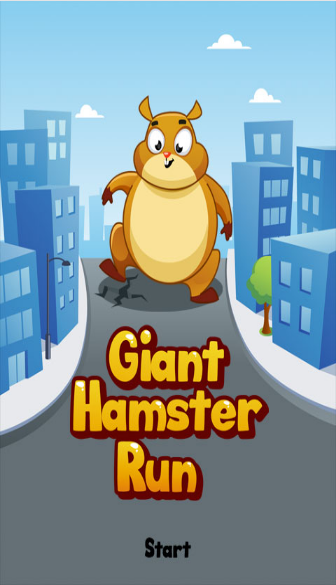 Giant Hamster Run स्क्रीनशॉट 1