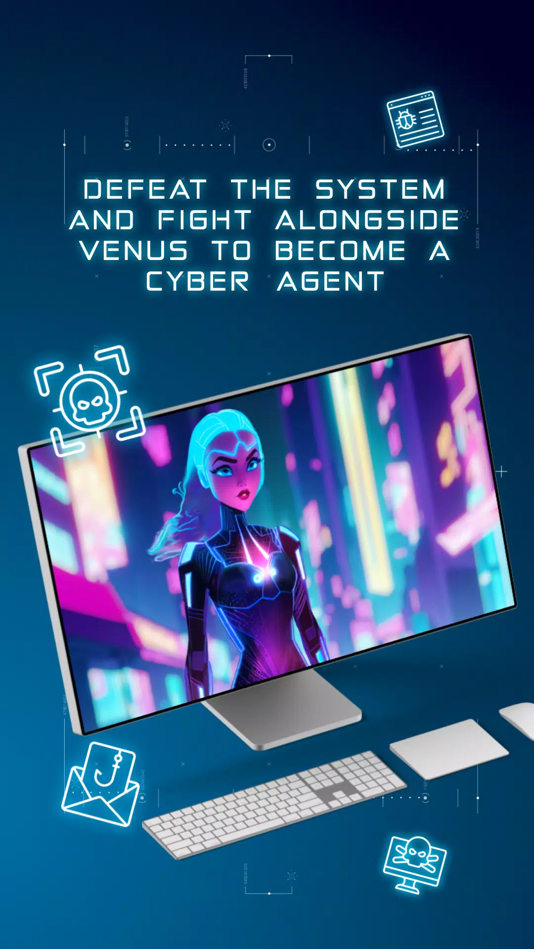 Cyber Agent, a hero rises Captura de tela 2