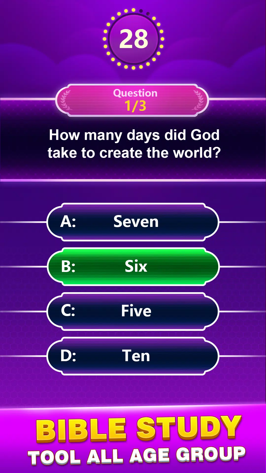 Bible Trivia 스크린샷 1