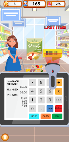 Supermarket Cashier Simulator Captura de pantalla 4