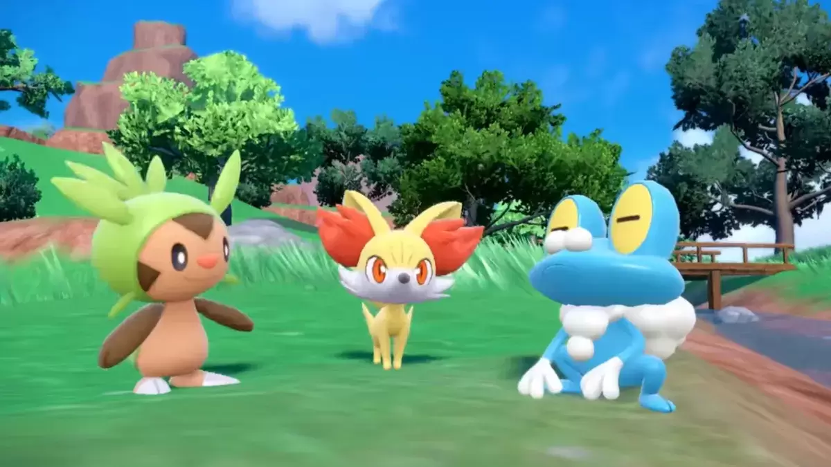 Gen 6首发球员Chespin,Fennekin和Froakie在PokémonScarlet&Violet