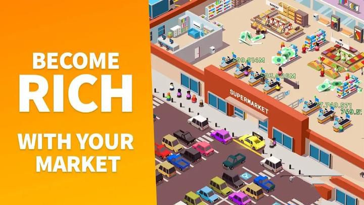 Idle Supermarket Tycoon Tiny Shop Game Screenshot 1