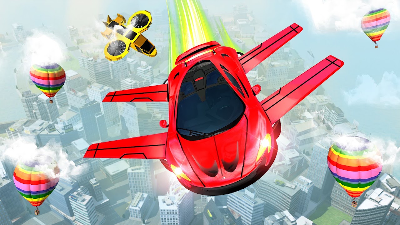 Flying car- Robot Transformation Car Driving スクリーンショット 3