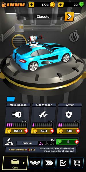 Chaos Road: Combat Car Racing應用截圖第1張