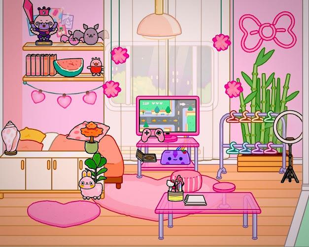 Toca Boca Pink Room Ideas Captura de pantalla 1