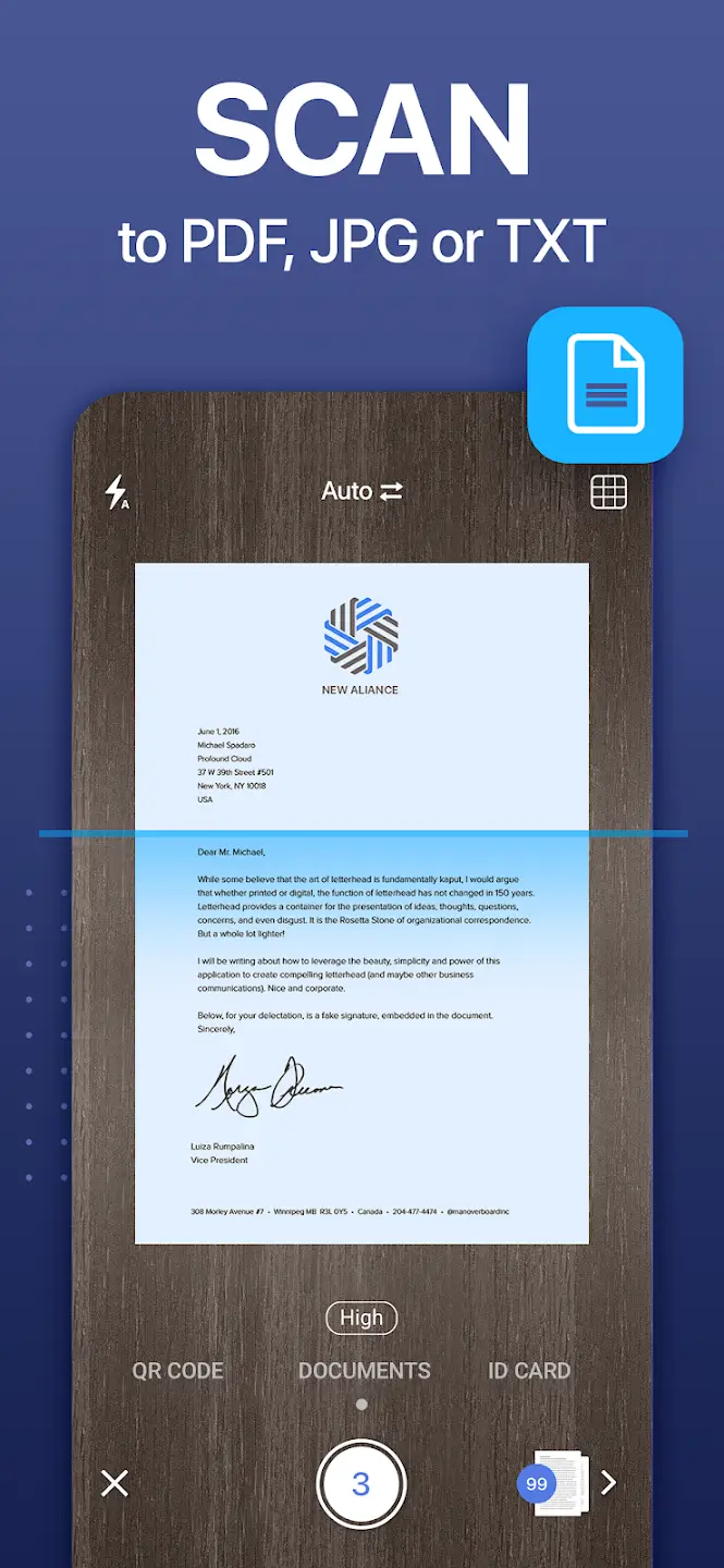 IScanner - PDF Scanner App Screenshot 1